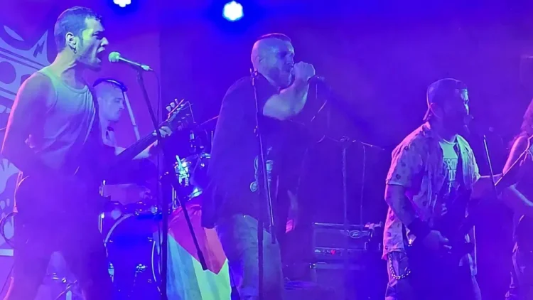 Concierto de música punk