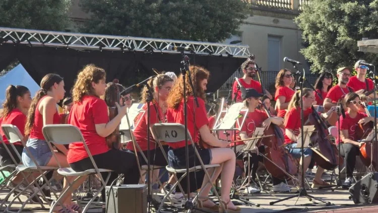 Espectadores en el festival