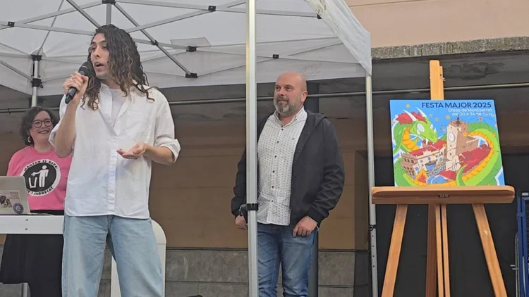 Jordi Parent en el atardecer de la Fiesta Mayor