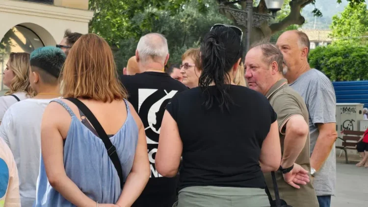 Jessica Fernández (PP) en la manifestación