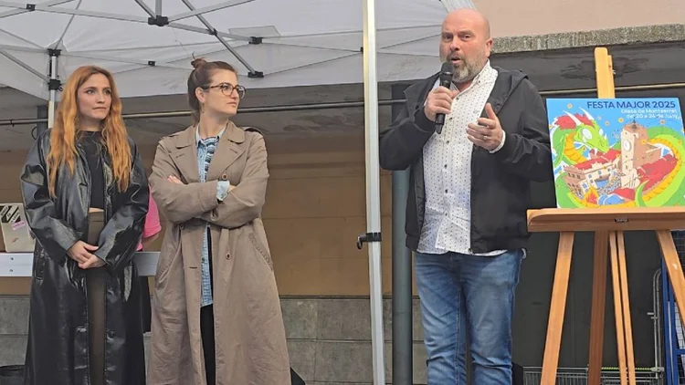 Jordi Parent en el atardecer de la Fiesta Mayor