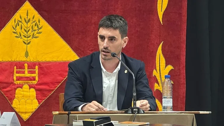 Marc Serradó durant el Ple