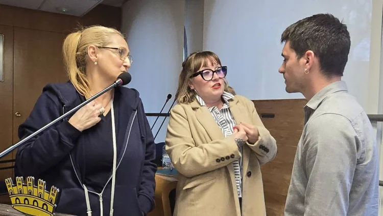 Marc Serradó y miembros de la junta en el evento de presentación de la AFFCOM