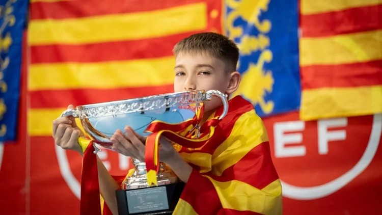 Martí Gálvez, ganador del Campeonato de España de fútbol sala
