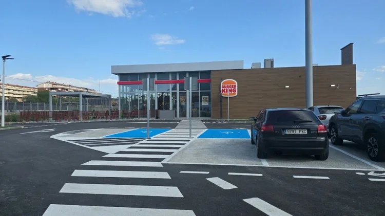 Parking del Burger King d'Olesa