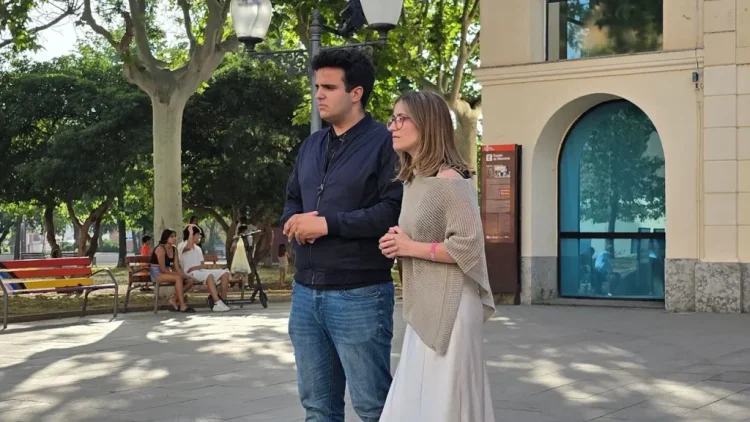 Representantes de VOX en la manifestación