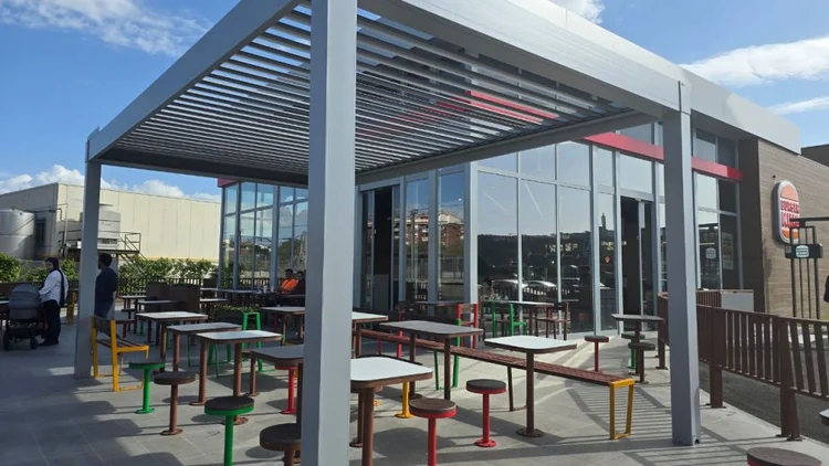 Terrassa del Burger King d'Olesa