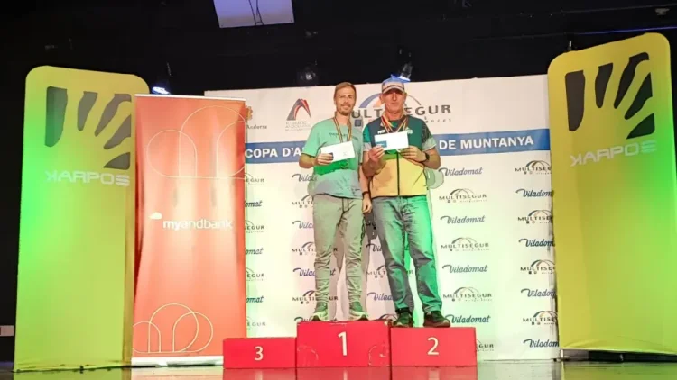 Zbigniew Podwika en el podio