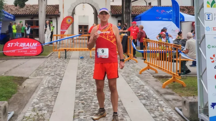 Zbigniew Podwika en acabar una cursa