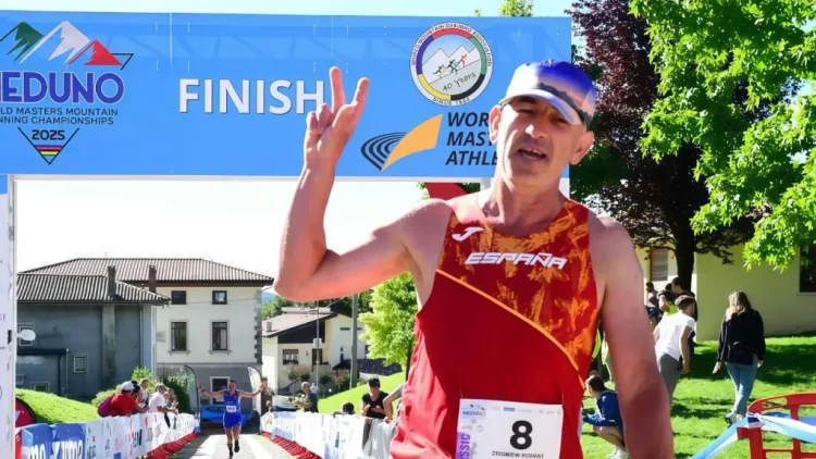 Zbigniew Podwika en una cursa