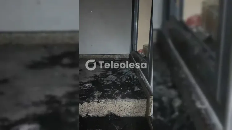 Angustia por un incendio en un bloque de pisos en Olesa: "El humo era blanco y denso"