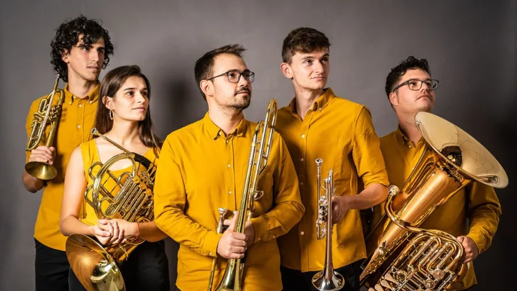 KamBrass Quintet, donde participa el olesense Xavier Gil, campeón en el Festival de Ljubljana