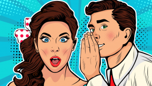 Il·lustració de gent parlant