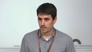 Marc Serradó al Parlament de Catalunya