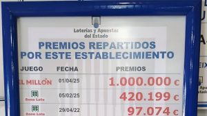 Premi sorteig d’‘El Millón’ d’Euromillones