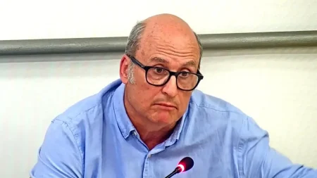 Jordi Martínez al darrer ple municipal