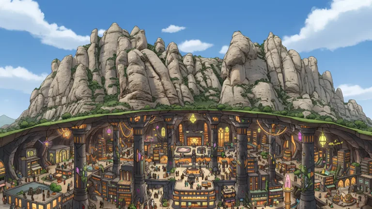 La història de Subolesa, la ciutat subterrània que va predir el nostre futur Il·lustració de Subolesa