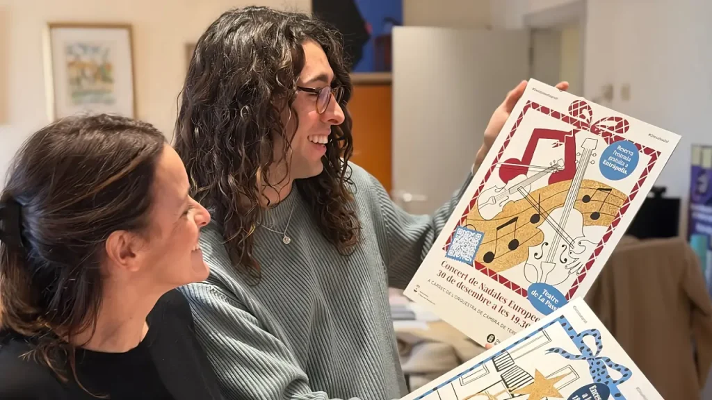 El Nadal d’Olesa es reinventa: més de 40 activitats amb novetats en l’arribada dels Reis i el Campament Reial Ferran Cerdeira amb cartells promocionals / Ajuntament d'Olesa