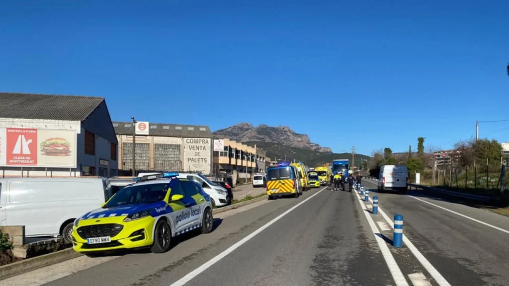 Accident de trànsit a Olesa: una persona traslladada a l’hospital després d’un atropellament a la C-55 Accident de trànsit / Ajuntament d'Olesa