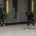 Club Olesa Patí en una jugada d'un partit / Club Olesa Patí