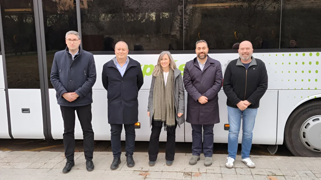 Acte de presentació del nou servei de bus Manresa-Olesa-Barcelona / Ajuntament de Manresa