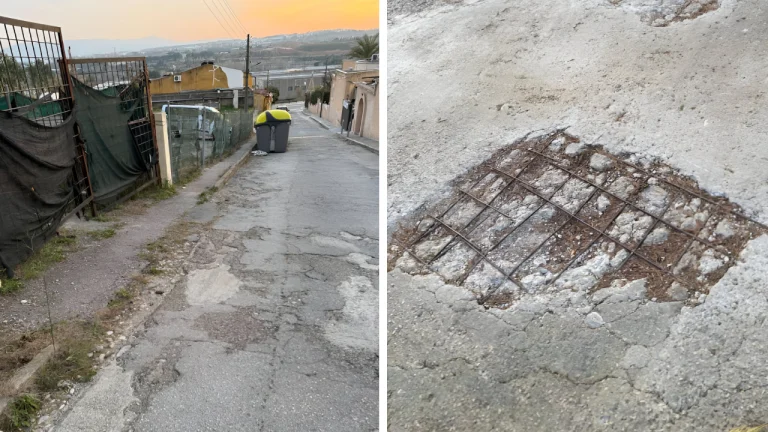 El crit de desesperació d’un veïnat que se sent abandonat per l’Ajuntament: “No semblem veïns d’Olesa” Entorn del carrer Robiroles